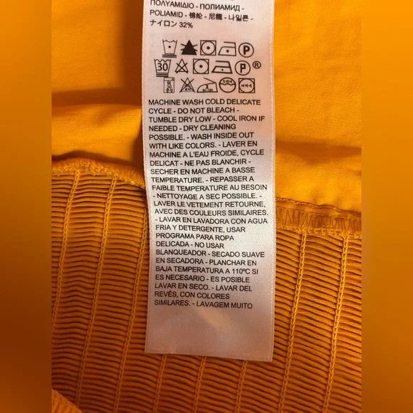 Levi’s Junie Mutton Sleeve Cotton Blend Blouse In Old Gold Size X-LARGE - Picture 8 of 11